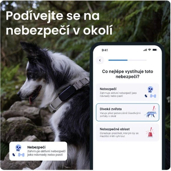 Tractive GPS DOG 6 lokátor polohy a aktivity pre psov čierny - GPS Moduly  - Obrázok NBTD000L01