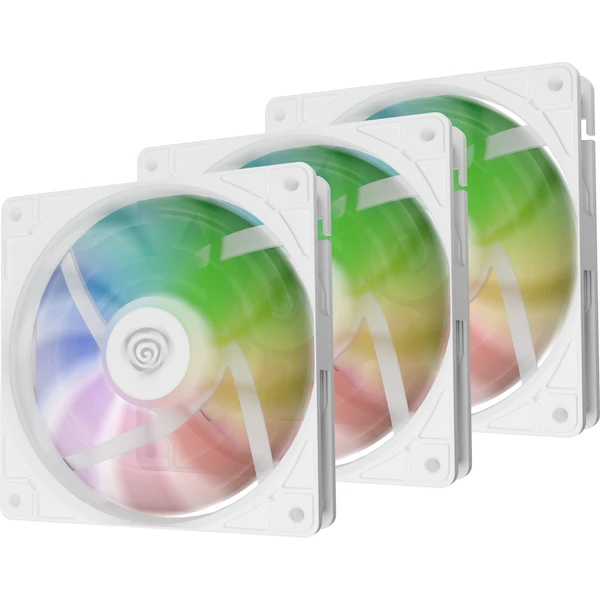 Genesis OXAL 120 ARGB biely 3-PACK - Ventilátory pre PC - Obrázok NC4J000K01