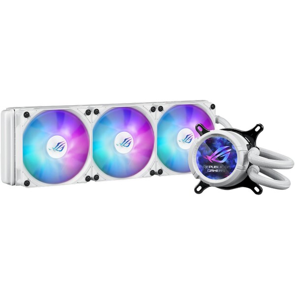E-shop ASUS ROG STRIX LC III 360 ARGB LCD biela