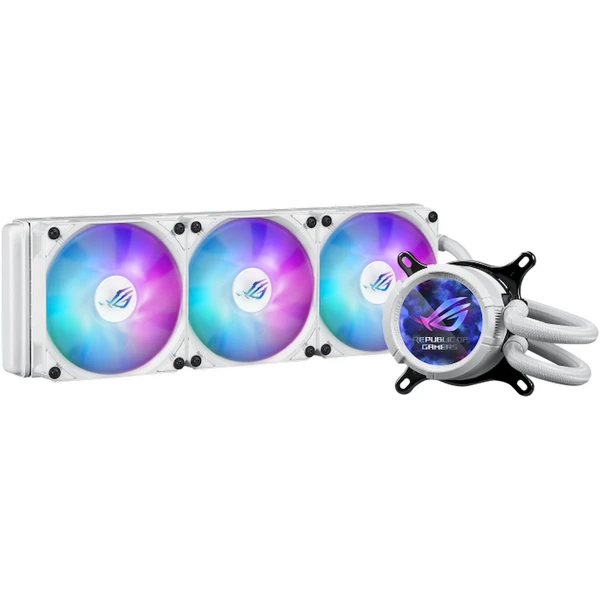 ASUS ROG STRIX LC III 360 ARGB LCD biela - Chladiče - Hlavný obrázok
