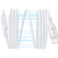Dátový kábel Baseus PicoGo magnetic USB-C/USB-C 1m 240W biely - Káble
