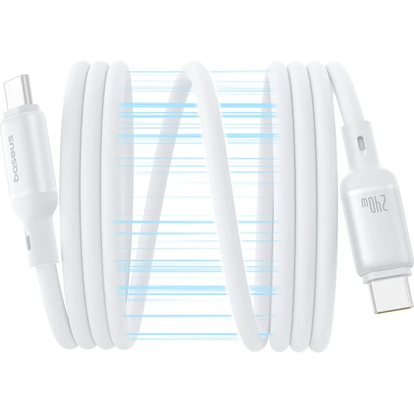 Dátový kábel Baseus PicoGo magnetic USB-C/USB-C 1m 240W biely - Káble - Hlavný obrázok