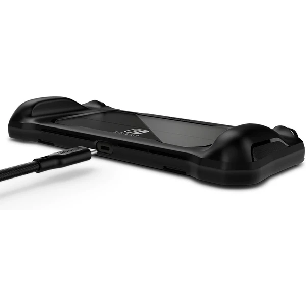 Spigen Rugged Armor ochranný kryt pre Nintendo Switch OLED čierny - Puzdra - Obrázok NCK4G00101