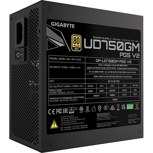 GIGABYTE GP-UD750GM PG5 V2 - Zdroje - Obrázok NCOK000K01