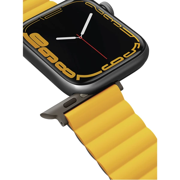 UNIQ Revix obojstranný remienok pre Apple Watch 49/46/45/44/42mm Mustard (Horčicový/Khaki) - Remienky - Obrázok ND3WF00101