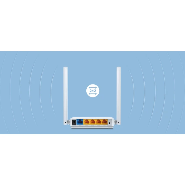 TP-Link TL-WR844N Wi-Fi 4 router biely - Wi-Fi routery - Obrázok NDKN600301
