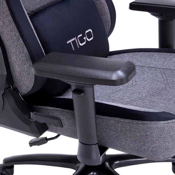 TIGO Raider herná stolička šedočierna - Stoličky - Obrázok NDMF000K01