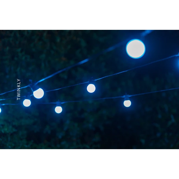 Twinkly Festoon Multi-Color 20 ks chytré žiarovky G45 10m - Svietidlá - Obrázok NDTD300301