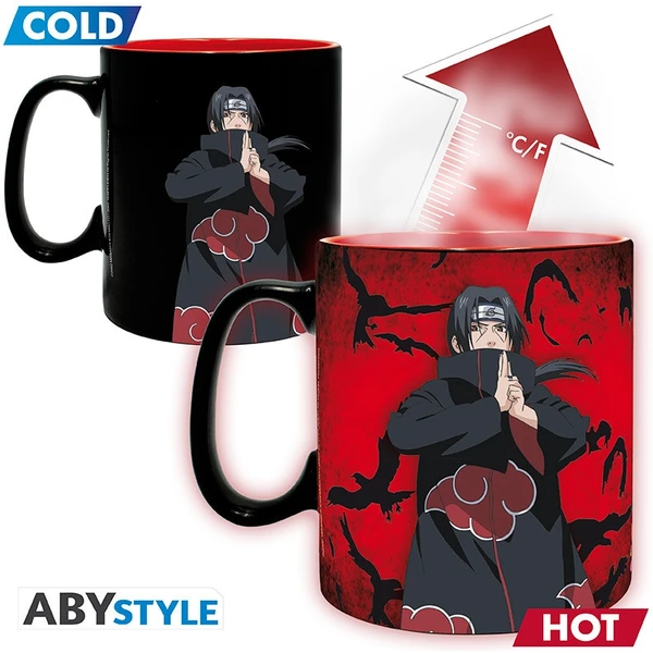 Hrnček Abysse Corp Naruto Shippuden - Kakashi/Itachi (meniaci sa motív) 460 ml - Hrnčeky - Obrázok NDXH000K01