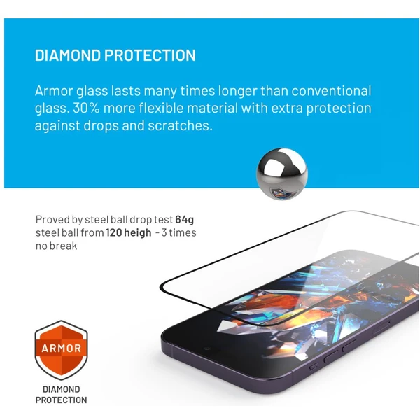 FIXED Armor prémiové tvrdené sklo s aplikátorom Samsung Galaxy S24 Ultra čierne - Ochranné fólie a sklo - Obrázok NEW1000J01
