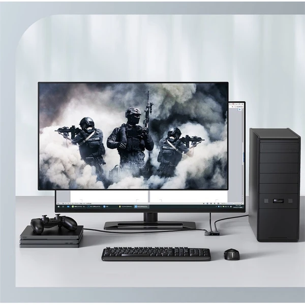 Baseus Matrix HDMI Splitter vesmírne šedý - Redukcie - Obrázok NF4HF00101