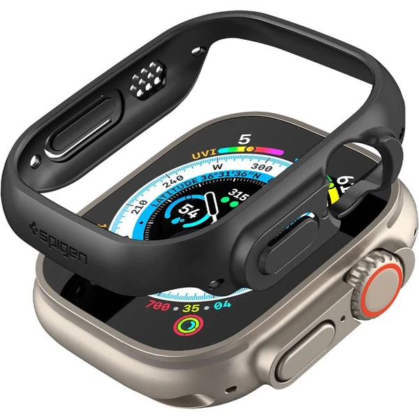 Spigen Thin Fit kryt Apple Watch Ultra 3/2/1 (49mm) čierny - Puzdra - Obrázok NFO0000701