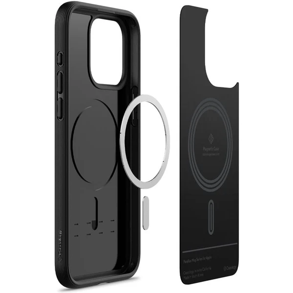 Spigen Caseology Parallax kryt s MagFit iPhone 15 Pre Max matne čierny - Puzdra - Obrázok NFW4000L01