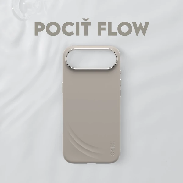 Panzer Glass ® CARE Flow kryt s MagSafe Apple iPhone Air Vanilla - Puzdra - Obrázok NGDH000K01