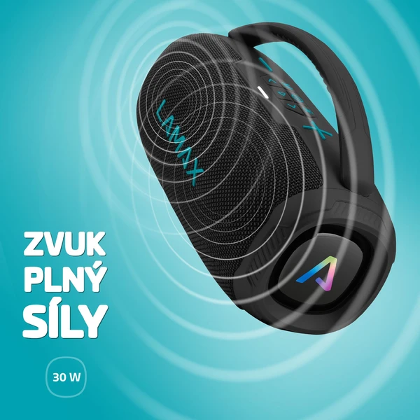 LAMAX PartyGo1 Mini bezdrôtový reproduktor čierny - Reproduktory - Obrázok NGSL000K01