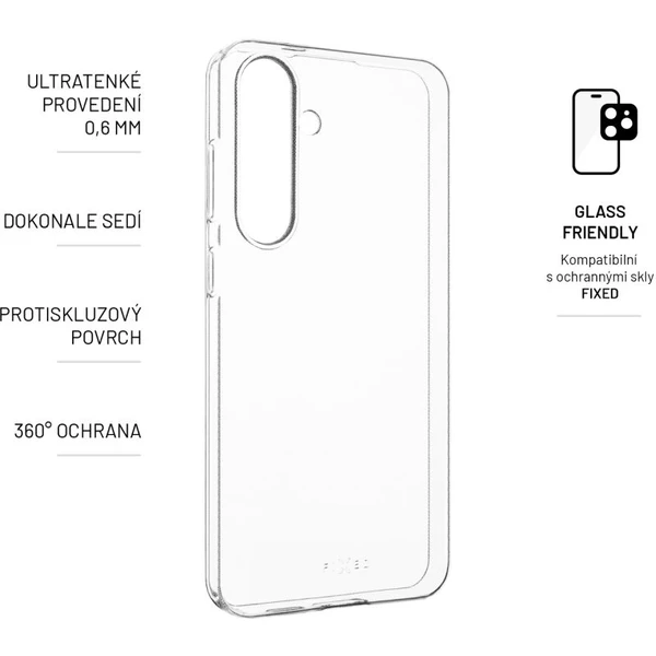FIXED Skin ultratenký TPU kryt 0,6 mm Samsung Galaxy S24+ číry - Puzdra - Obrázok NH61000K01