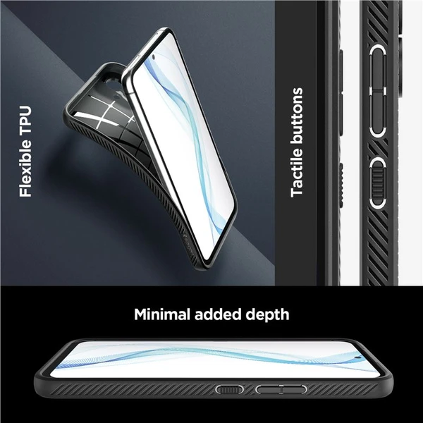 Spigen Liquid Air kryt Samsung Galaxy A54 5G čierny - Puzdra - Obrázok NHLN100501
