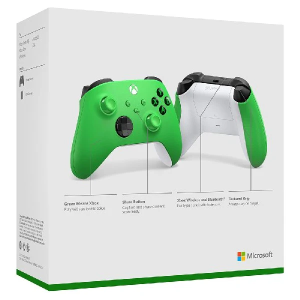 Xbox Wireless Controller Velocity Green - Herné ovládače - Obrázok NHVL100501