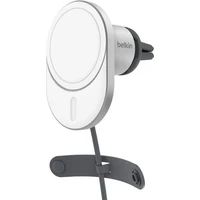 Belkin BOOST CHARGE ™ Qi2 Magnetický držiak s nabíjaním do auta, 15W, bez adaptéra, šedý - Držiaky