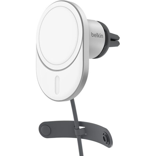 Belkin BOOST CHARGE (Qi2) MagSafe držiak do auta, 15W, šedý (bez adaptéra)
