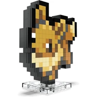 Mattel Mega Construx stavebnice Pixel Art Pokémon - Eevee - Stavebnica