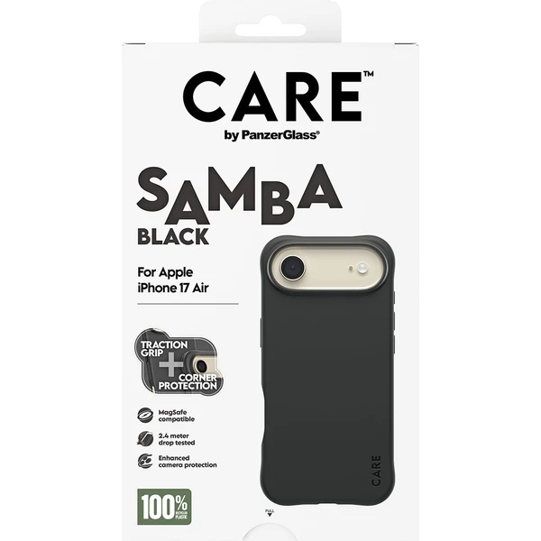 PanzerGlass® CARE Samba kryt s MagSafe Apple iPhone Air Black - Puzdra - Obrázok NKDH000K01