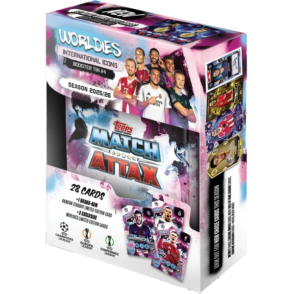 Futbalové karty Topps UCC Match Attax 2025/26 Booster Tin - Futbalové karty - Obrázok NKDJ000K01