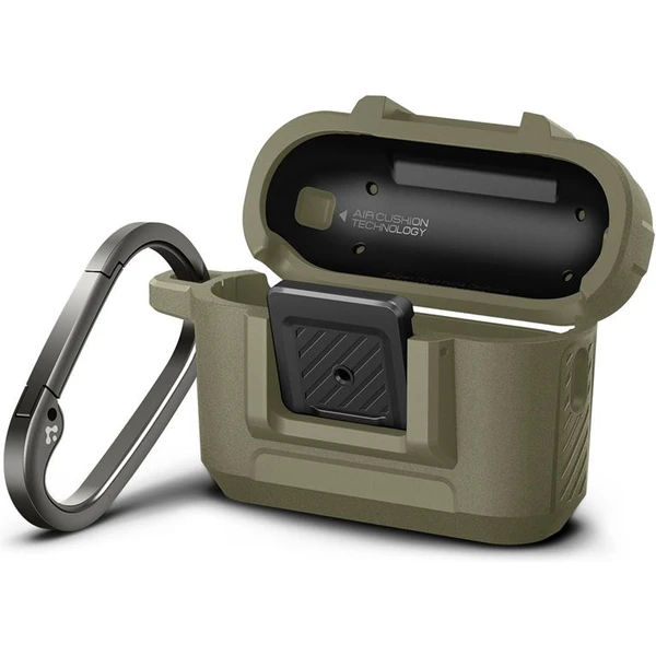 Spigen Lock Fit odolné púzdro Apple AirPods Pro 2 gen. vintage khaki - Puzdra - Obrázok NKK0000N01