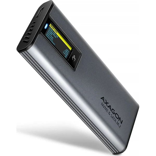 AXAGON EEM2-SD2 USB-C externý box - Externé boxy - Hlavný obrázok