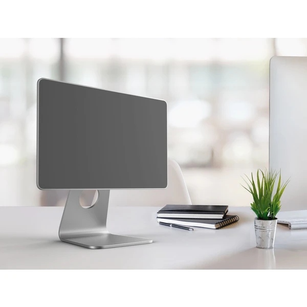 FIXED Frame hliníkový magnetický stojanček iPad Pro 12.9" (18-22)/Air 13" (M2) strieborný - Stojany - Obrázok NLU7100501