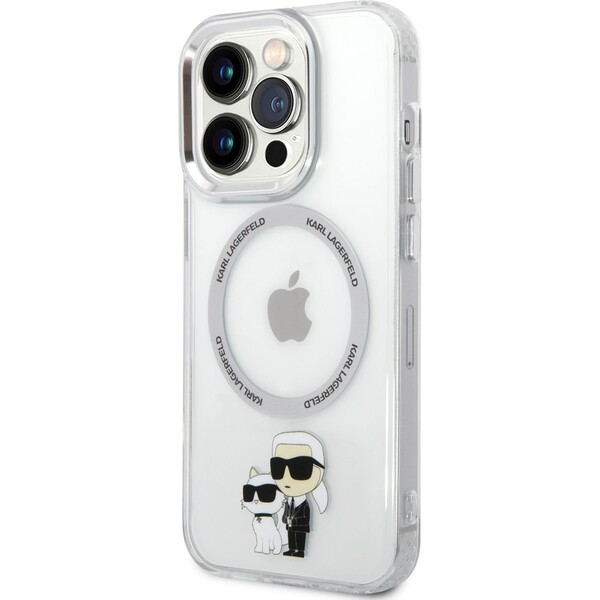 E-shop Karl Lagerfeld MagSafe IML Karl a Choupette NFT kryt iPhone 14 Pro Max číry
