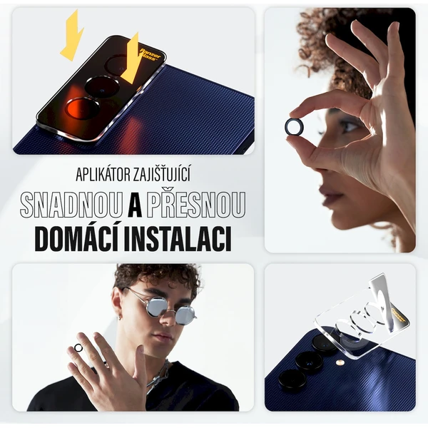 PanzerGlass HoOps ochranné krúžky Samsung Galaxy A25 5G - Ochranné fólie a sklo - Obrázok NM51000P01