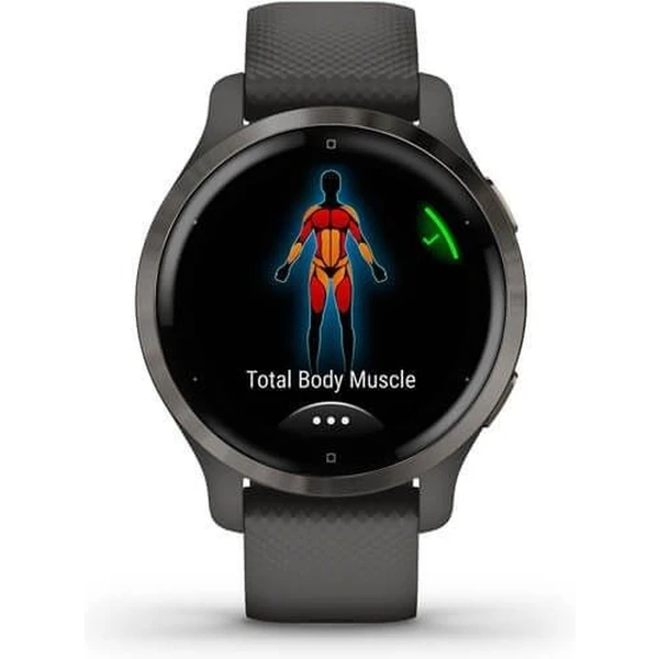 Garmin Venu 2S tmavosivé/čierny remienok - Inteligentné hodinky - Obrázok NMHO600301