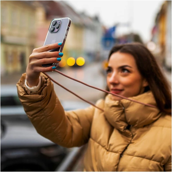 FIXED Pure Neck kryt s ružovou šnúrkou na krk Samsung Galaxy A25 5G - Puzdra - Obrázok NMR1000N01