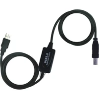 PremiumCord USB-A/USB-B predlžovací kábel 20 m čierny - Káble a redukcie
