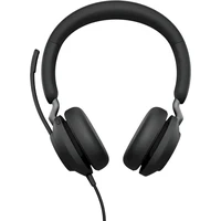 Jabra Evolve2 40 SE USB-C/A MS Stereo slúchadlá čierna - Slúchadlá