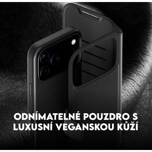 PanzerGlass® CARE Tango 2v1 Wallet púzdro s MagSafe Apple iPhone 17 Pro Max čierne - Puzdra - Obrázok NOEH000K01
