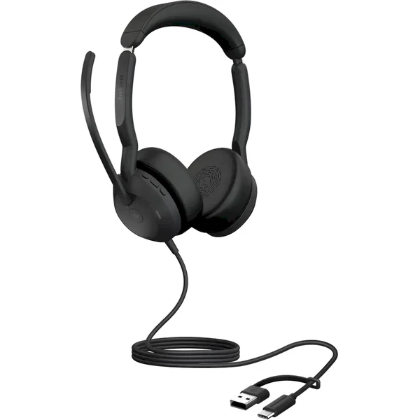 Jabra Evolve2 50 MS Stereo bezdrôtové slúchadlá čierna - Slúchadlá - Obrázok NP4J000K01
