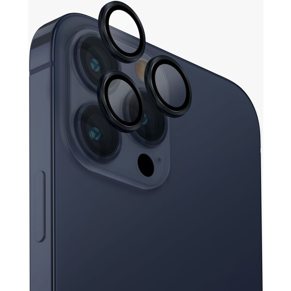 UNIQ OPTIX IPHONE 15 PRE MAX (2023) 6.7 ALUMINIUM CAMERA LENS PROTECTOR - DEEP NAVY (DARK BLUE)
