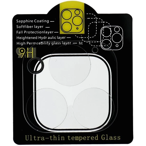 Smarty 5D Full Glue tvrdené sklo na fotoaparát iPhone 13 Pro/13 Pro Max číre - Ochranné fólie a sklo - Hlavný obrázok