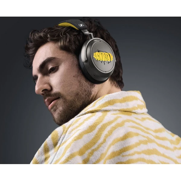 Sennheiser Momentum 4 bezdrôtové slúchadlá 80th Anniversary Edition sivá/žltá - Slúchadlá - Obrázok NSHE000K01