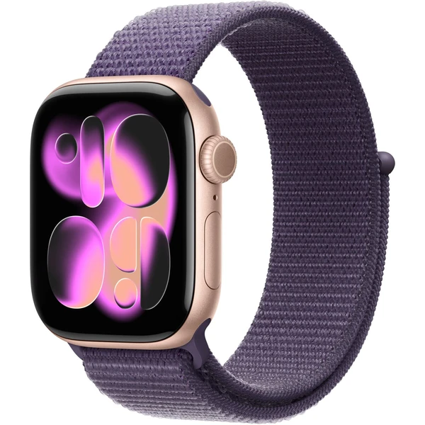 Apple Watch 42/41/40/38mm hmlovo fialový prevliekací športový remienok - Remienky - Hlavný obrázok