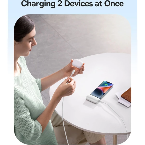 Baseus Compact powerbanka 5000mAh biela - Powerbanky - Obrázok NTTL000K01