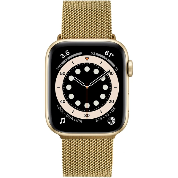 FIXED Mesh Strap sieťový nerezový remienok Apple Watch 42/44/45mm zlatý - Remienky - Obrázok NUQU600301