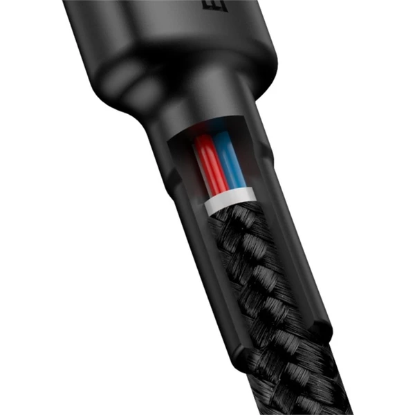 Baseus Cafule USB-C/USB-C napájací kábel 60W 2m čierny - Káble a redukcie - Obrázok NX95300401