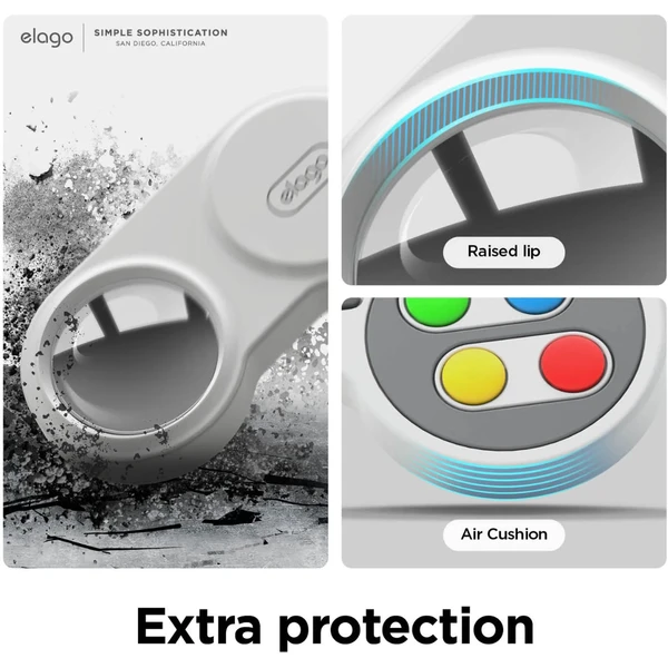 ELAGO W5 GamePad puzdro pre Apple AirTag šedé - Puzdra - Obrázok NXEM100501