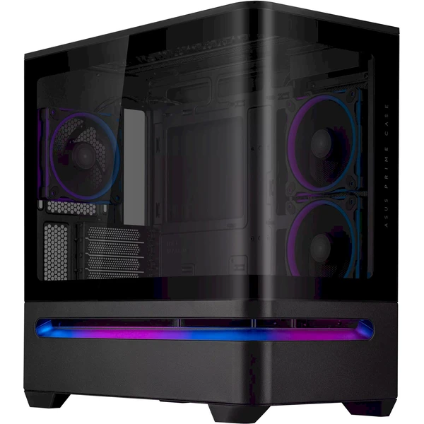 ASUS PRIME AP202 TG ARGB BLACK - Počítačové skrine - Obrázok NXOF000K01