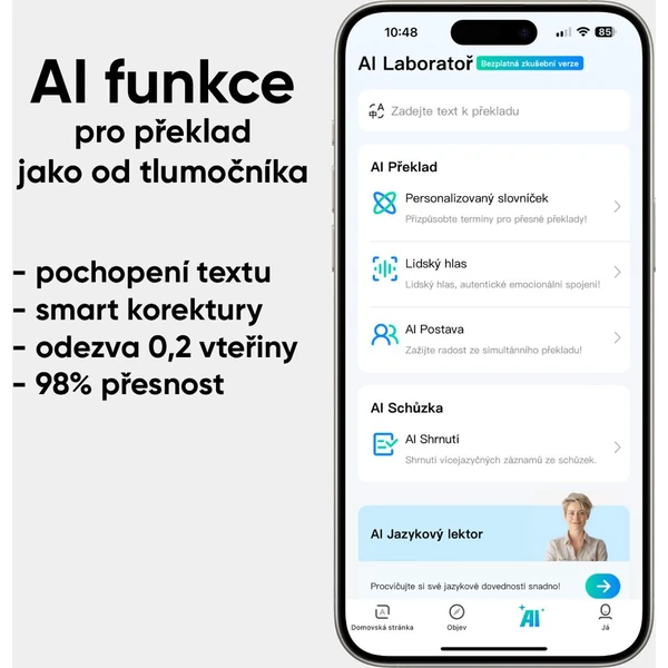 Timekettle W4 AI Šikovný prekladač zlatý - Záznamové zariadenia - Obrázok NYGL000K01