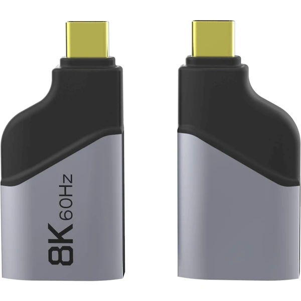 PremiumCord USB-C/HDMI 2.1 redukcia 8K strieborná - Káble a redukcie - Hlavný obrázok
