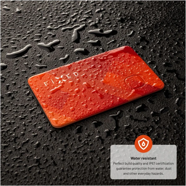 FIXED Tag Card smart lokátor s podporou Find My oranžový - Lokátory - Obrázok NZU0000P01